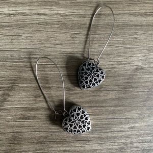 Heart Dangle Earrings